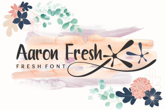 Aaron Fresh: A Handwritten Font for Modern Web Design