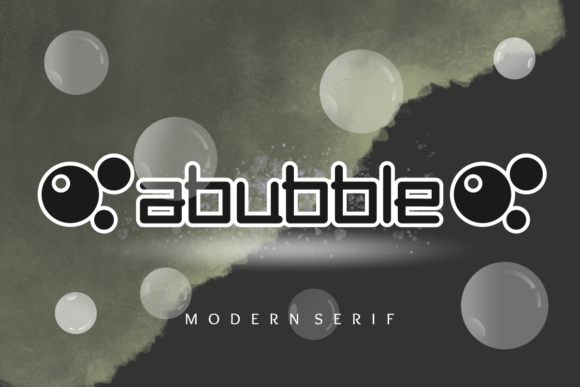 Abubble: A Display Font for Eye-Catching Campaigns
