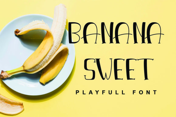 Banana Sweet: A Display Font for Creative Web Design