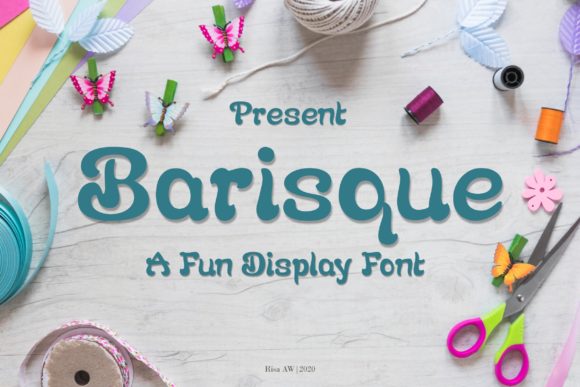 Barisque: A Display Font That Elevates Your Craft Projects