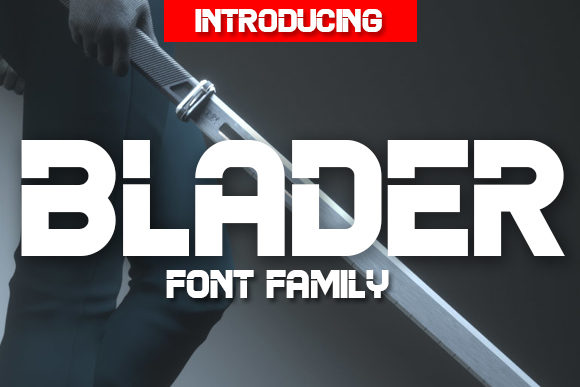 Blader Font for Handmade Creations and Branding