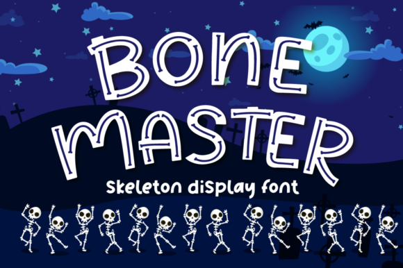 Bone Master: A Bold Display Font for Creative Branding