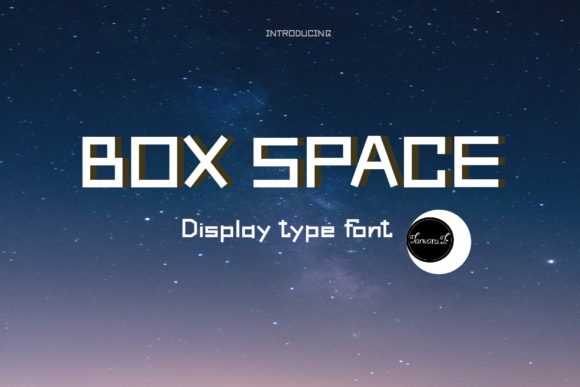 Box Space: A Bold Display Font for Editorial Design