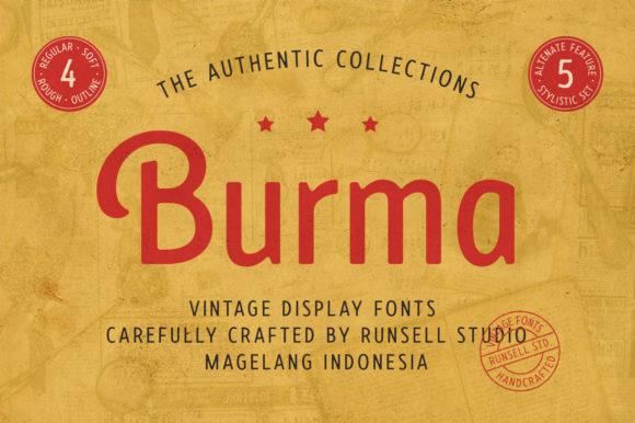 Burma Font for Eye-Catching Brand Campaigns