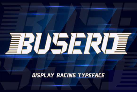 Busero: A Bold Display Font for Creative Branding