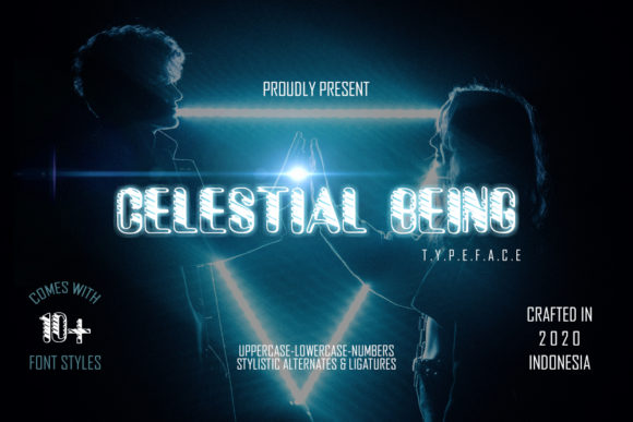 Celestial Being Font for Editorial Design and Creative Projects