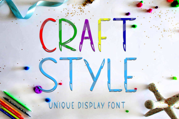 Craft Style: A Versatile Display Font for Editorial Design