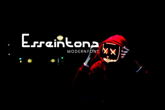 Esseintona: A Bold Display Font for Editorial Design