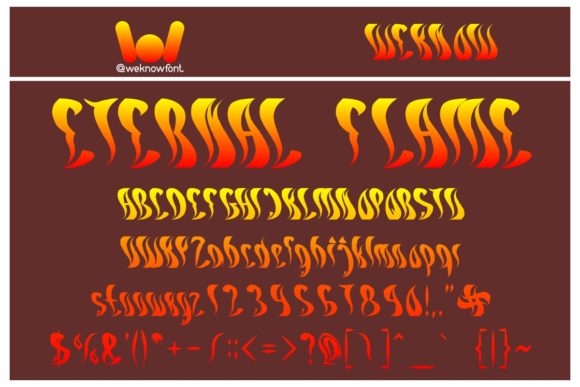 Eternal Flame Font for a More Memorable Brand
