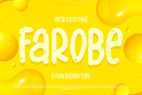 Farobe: A Display Font That Adds Character to Editorial Design