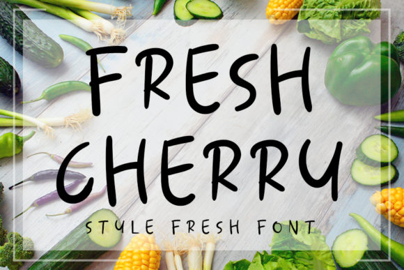 Fresh Cherry: A Joyful Display Font for Creative Makers