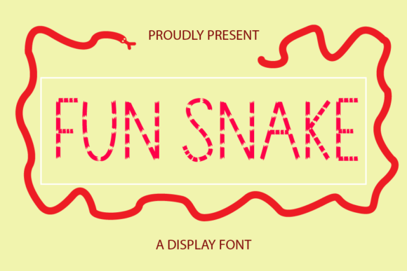Fun Snake: A Friendly Display Font for Creative Publishing