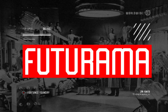 Futurama Display Font for Bold Branding