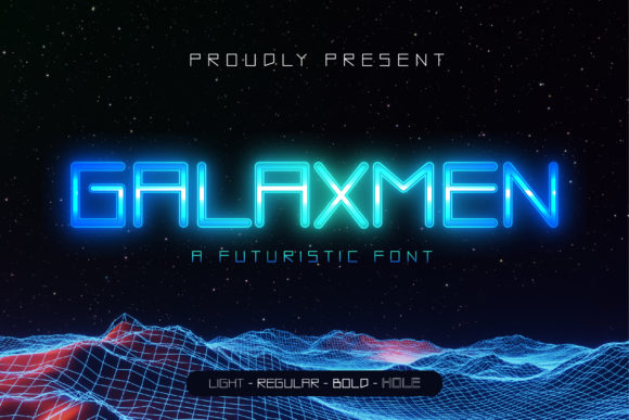 Galaxmen: A Futuristic Font for Bold Branding