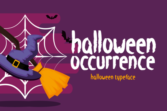 Halloween Occurrence Font for Editorial Design