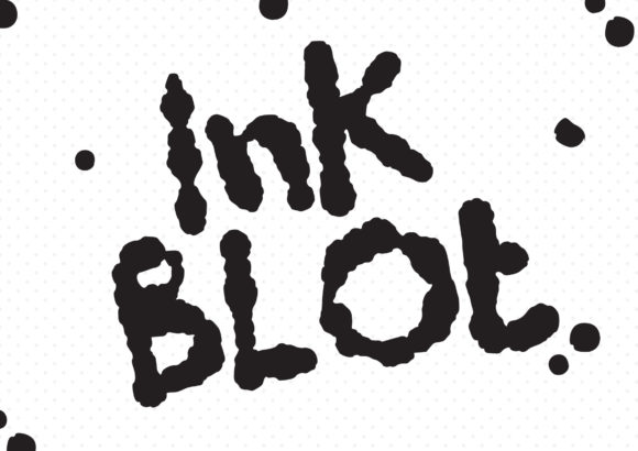 Ink Blot: A Playful Display Font for Creative Web Projects