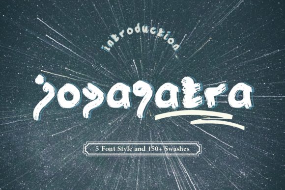 Joyagatra: A Font That Elevates Branding with Quirky Elegance