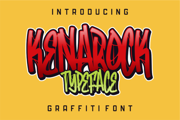 Kenarock: A Bold Display Font That Elevates Creative Projects