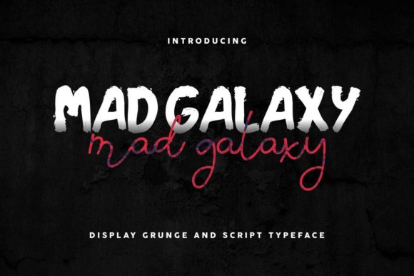Mad Galaxy Font for Handmade Creations and Commercial Designs