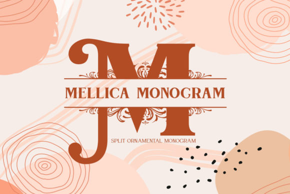 Mellica Monogram Display Font for Web Design