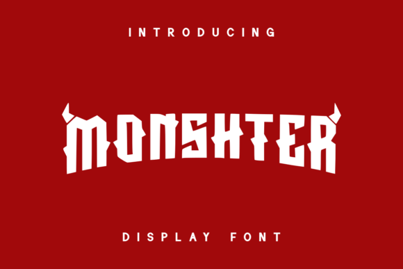 Monshter Display Font for Bold Branding and Social Media Impact