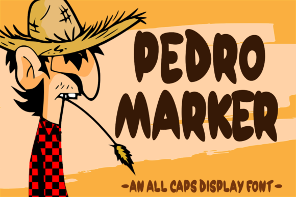 Pedro Marker Display Font for Bold Campaign Creativity