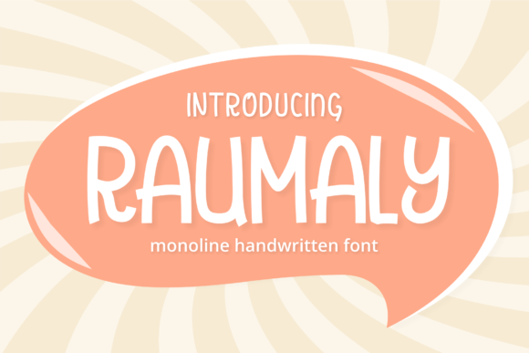Raumaly: A Friendly Display Font for Digital Creatives