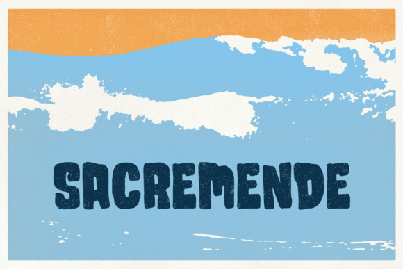 Sacremende: A Bold Display Font for Editorial Design