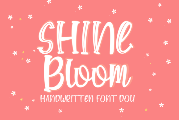 Shine Bloom Font for Eye-Catching Branding and Marketing