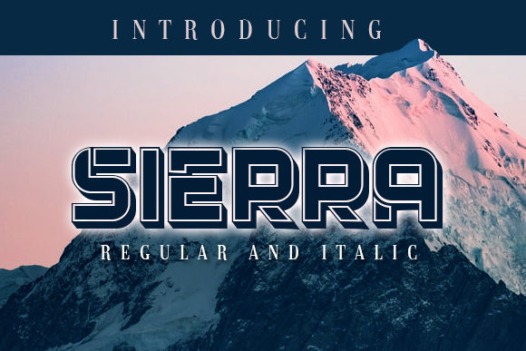 Sierra: A Bold Display Font for Editorial Creativity