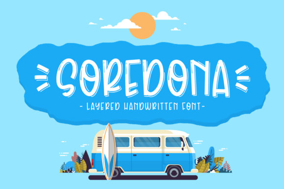 Soredona: A Sweet and Quirky Display Font for Creative Projects