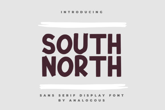 South North: A Bold Display Font for Memorable Branding