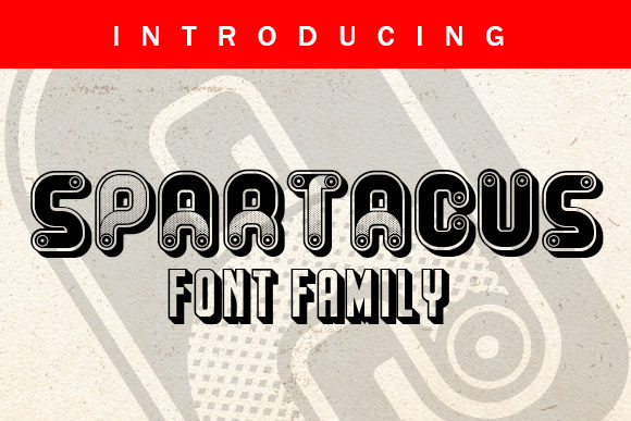 Spartacus Display Font for Bold Campaign Creativity