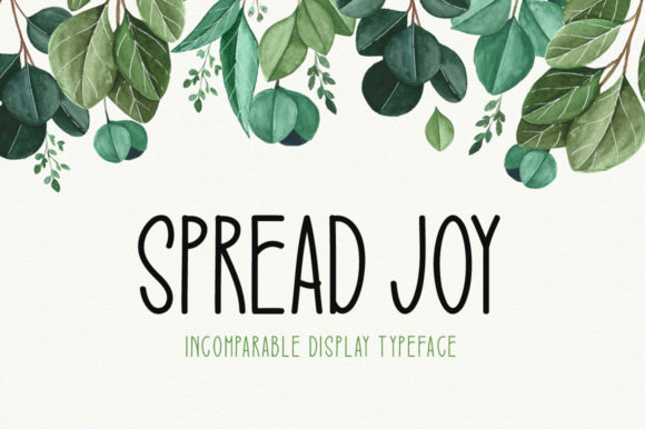 Spread Joy: A Cute Display Font for Memorable Branding