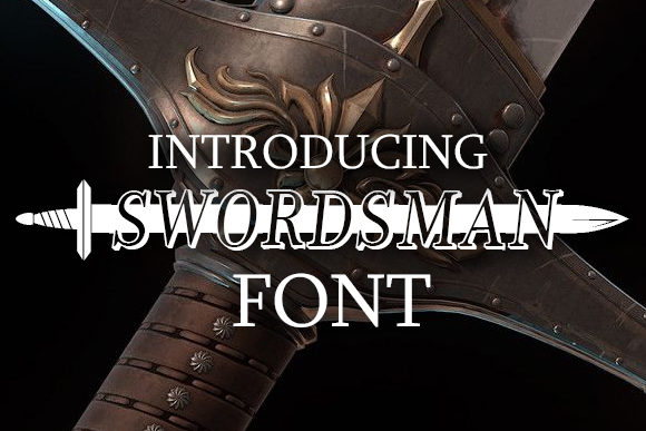 Swordsman: A Medieval-Inspired Display Font for Editorial Design