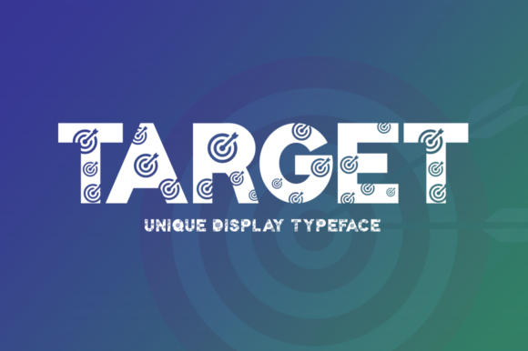 Target: A Bold Display Font for Impactful Campaigns