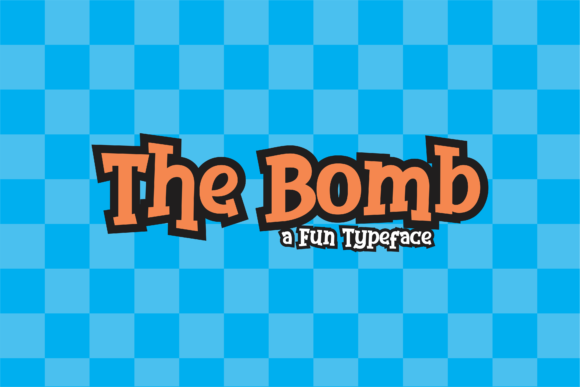 The Bomb Font: A Quirky Display Font for Creative Projects