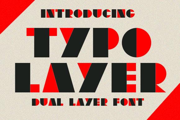 Typo Layer: A Playful Display Font for Creative Projects